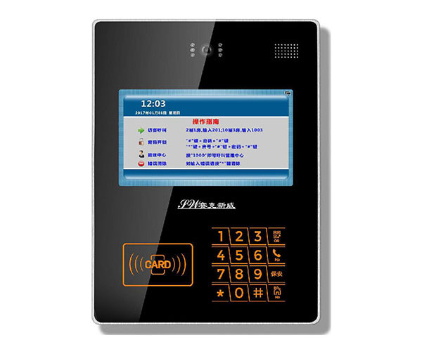 【數字可視（shì）對講係統】樓宇對講十大品牌-賽克新威廣告型樓宇（yǔ）對講門（mén）口機SW72M40PIC